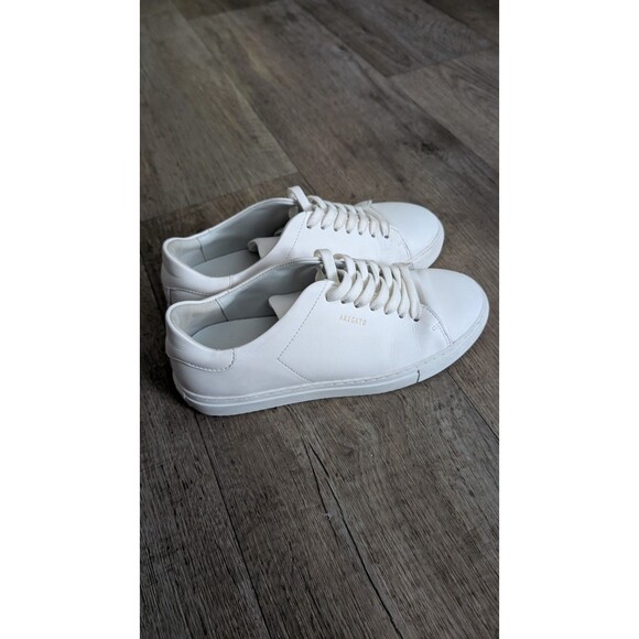 AXEL ARIGATO White Italian Leather Sneakers Size US 7 UK 6 EU 39 Minimalist - Picture 5 of 10